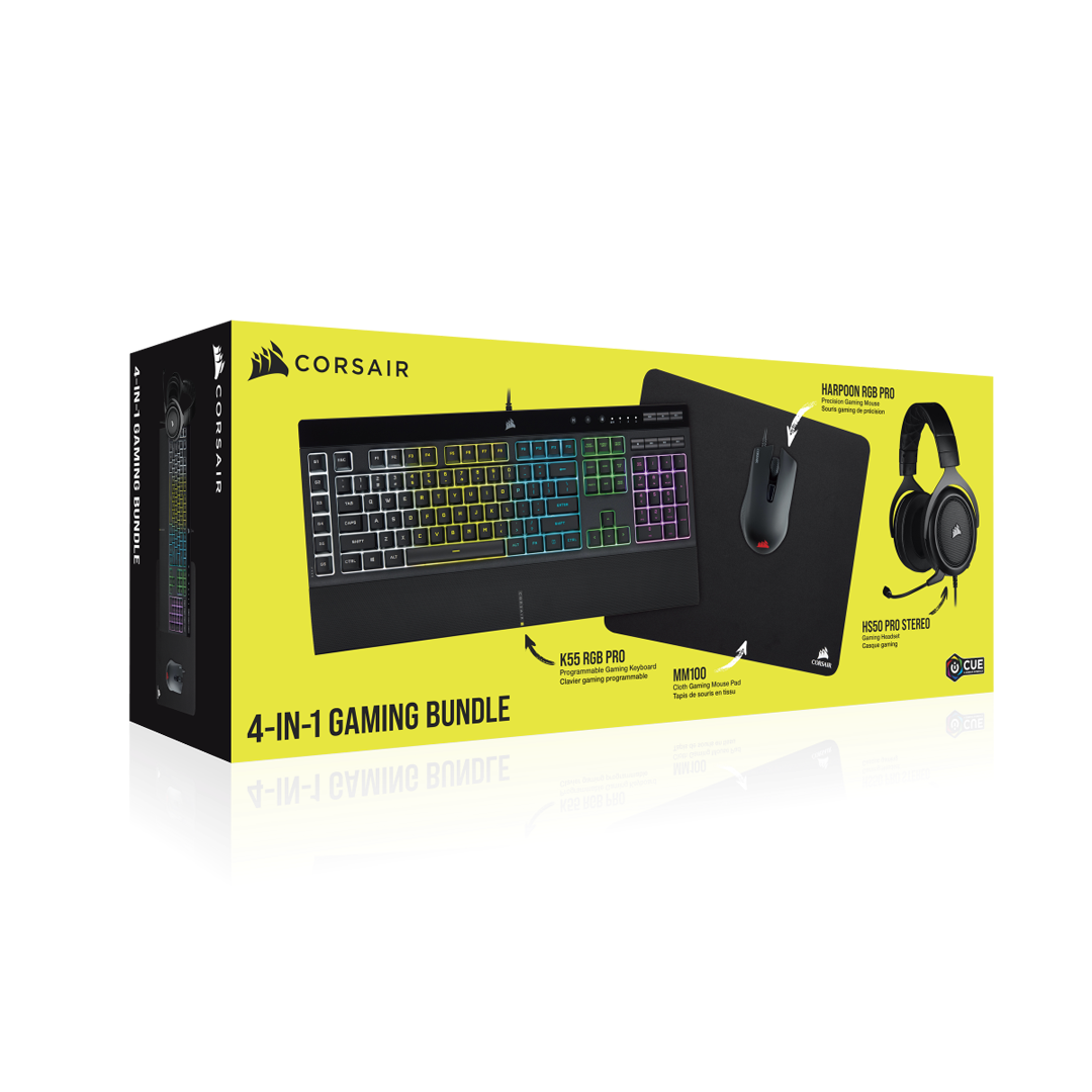 Set Gaming Corsair 4 en 1