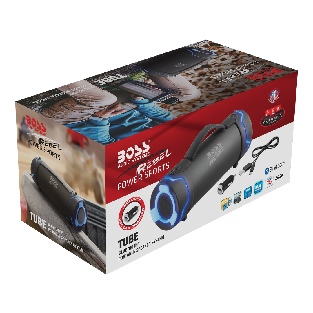 Parlante BT BOSS TUBE Black SD